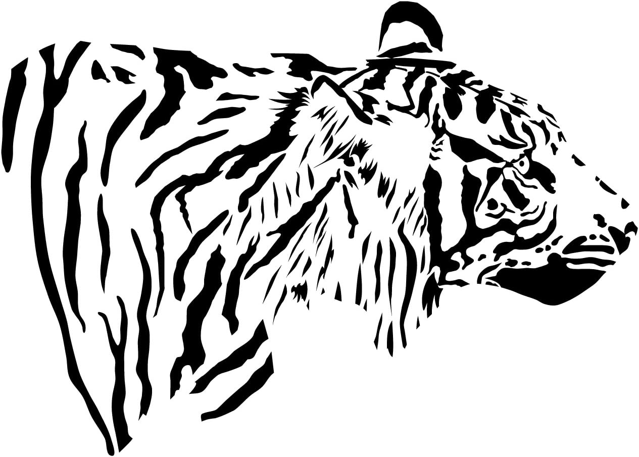 TheVinylGuru Tiger Wall Decal Sticker 3 Decal Stickers and Mural for