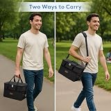 Lifewit Cooler Bag 30 Cans Insulated Large Lunch Bag Collapsible Black view 6