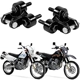 VPZMT CNC 2'' Foot Pegs Lowering Kit for Suzuki DR650 DR650SE 1996-2025 | for 96-25 DR650 DR650SE Models, Black