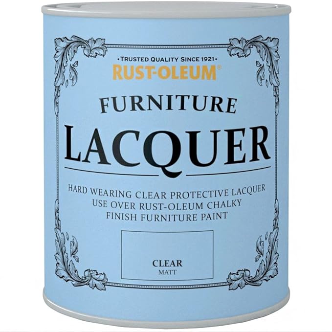 RustOleum Furniture Lacquer 125ml Matt Chalk Paint Protection