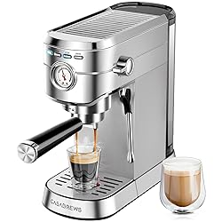 CASABREWS CM5418 Espresso Machine 20 Bar, Compact