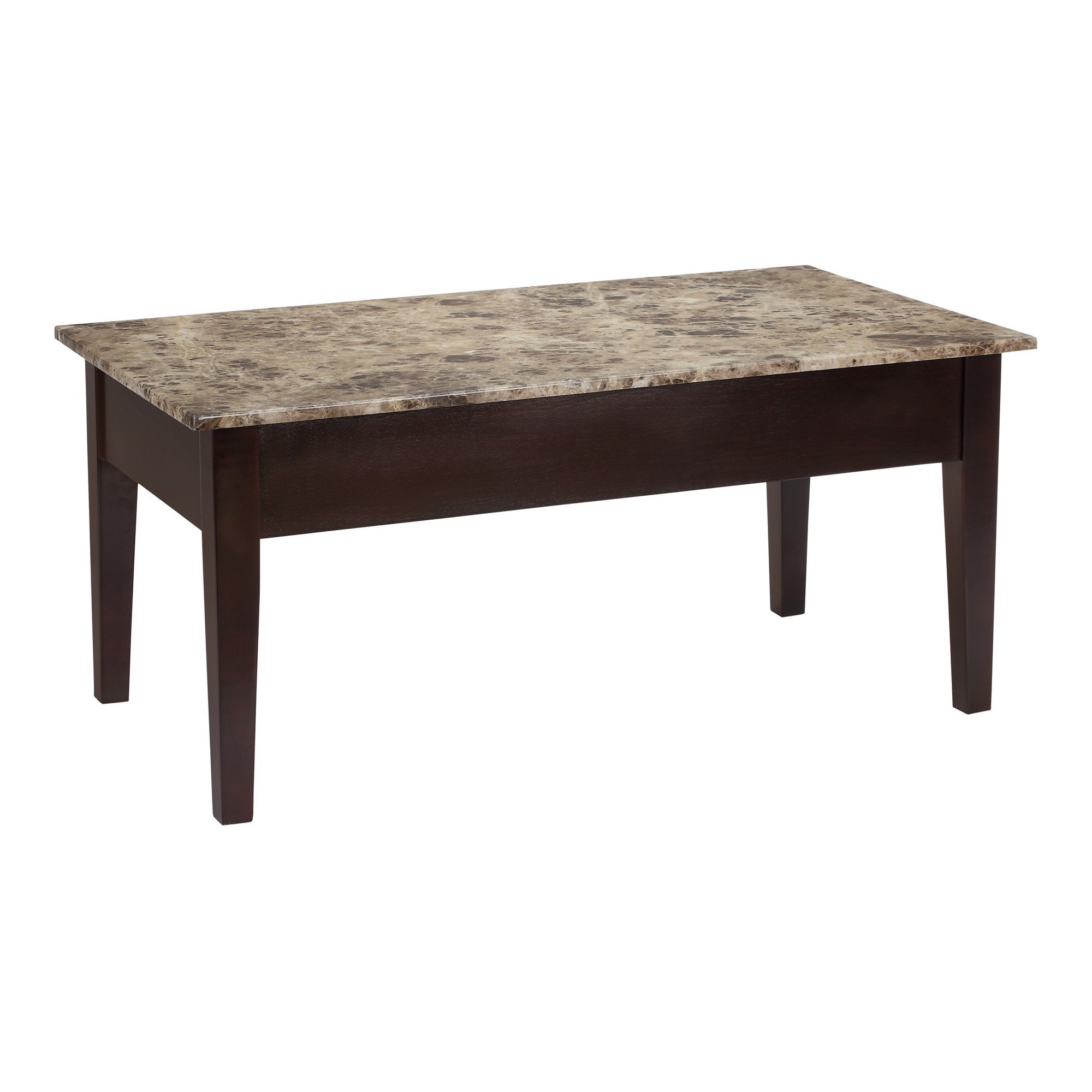 Dorel Living Faux Marble Lift Top Coffee Table Brown eBay