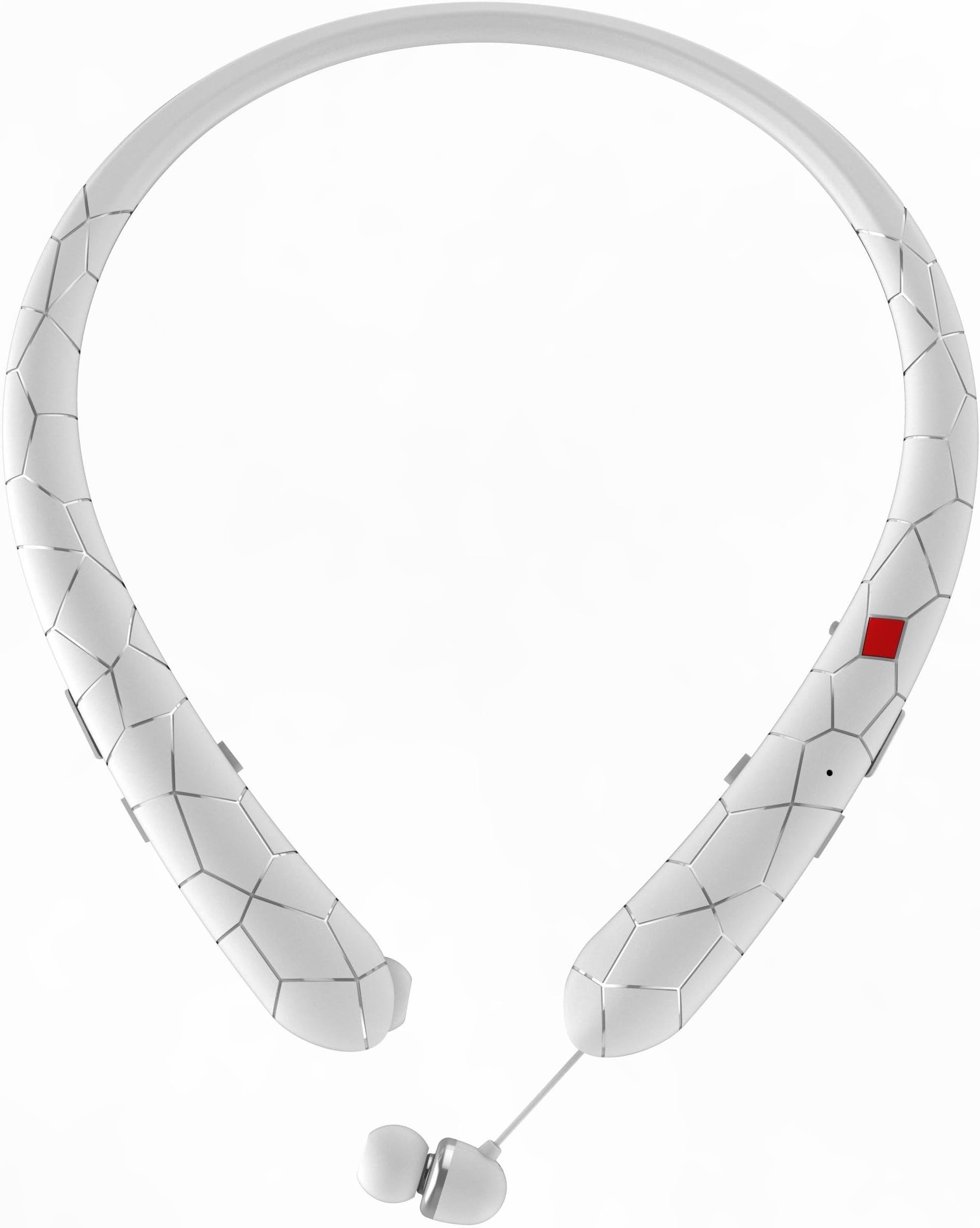 Bluetooth headphones, Seobiog Wireless Headphones Retractable Earbuds Sport Neckband Bluetooth headphones CSR 4.1 Stereo Bluetooth Earphones w/ IPX5 Sweatproof fo Gym Workout Talk Time Up To 15 Hours
