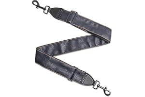 QIELIZI Banjo Strap Purse Strap Crossbody Guitar Strap For Shoulder Handbag With Gunmetal Hardware