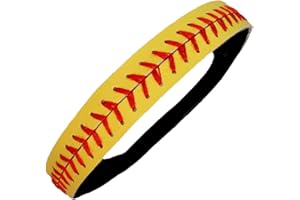 Softball Headbands - Stitching Seam Fastpitch Stretch Elastic Sport and Fashion Headband by Kenz Laurenz