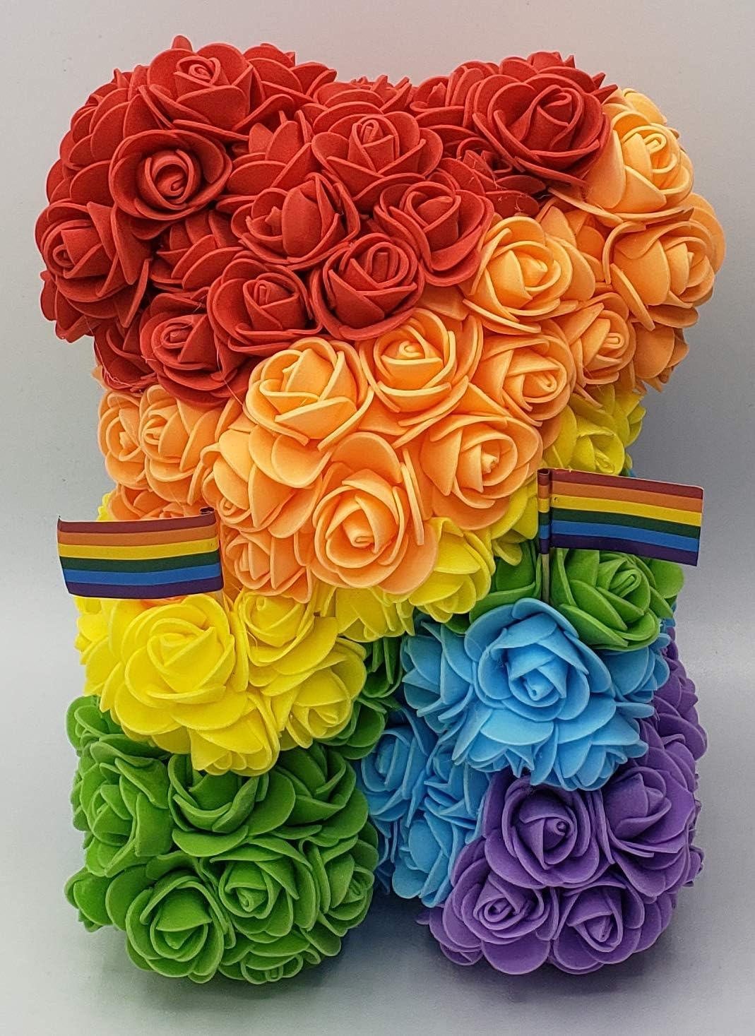rainbow rose bear