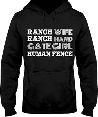 Amazon.com: Ranch Wife Ranch Hand Gate Girl Human Fence