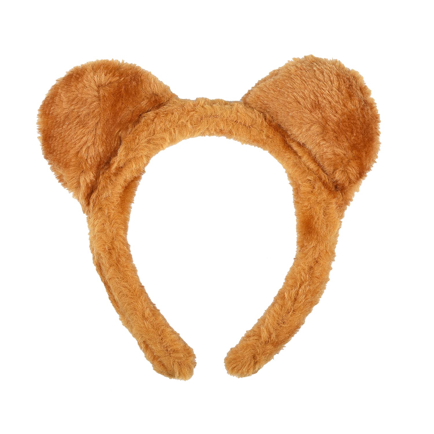 XNHIU Brown Bear Ears Hair Band Headband Cute Plush Hair Band Hair Hoops