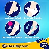 Healthpoint Exfoliating Heel Peel Foot Mask Dry Hard Rough Cracked Skin AHA BHA view 2