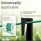 ECENCE Ground Pegs for Robotic Lawnmowers - 50 Durable Spikes & Hooks view 2