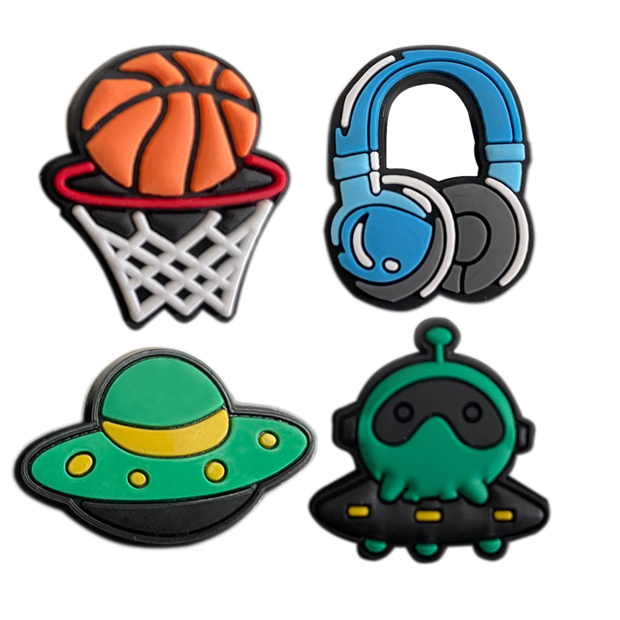 monochef Shoe Charms for Boys Teens: 35pcs Cute Shoe Decoration Charms for Shoes Bracelet Wristband Clog Sandals Party Favors Gifts Kids Adults Basketball Soccer Game Sports