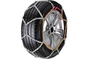 2 Pack BX-Good Tire Chains,Snow Tire Chains for Car/SUV/Pickup Trucks of Tire Width 225-275mm, Adjustable, Durable, Higher St