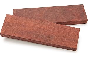 Cousineau Wood Products Dymalux Knife Scale, Rosewood, 3/8" X 1-1/2" X 5" (2-Piece)