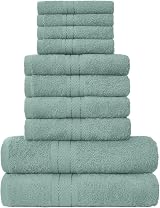 GC GAVENO CAVAILIA Towels Bale Set 10pc 100% Egyptian Cotton Duck Egg