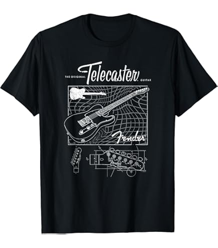 Amazon.com: Fender Since 1954 Stratocaster T-Shirt, Blue