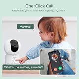 ARENTI 1080P Wifi Baby Monitor with Camera App Night Vision 5 inch PTZ Battery view 7