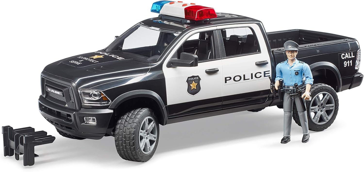 Amazon.com: Bruder RAM 2500 Police with 