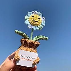 YOOJEE Thank You Crochet Sunflower Pot – "Thank