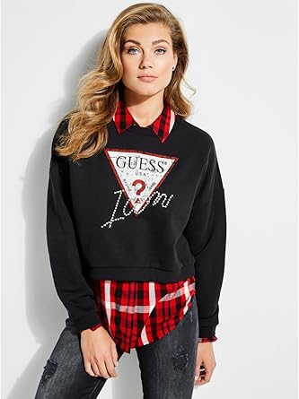 guess cropped jumper