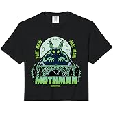 Mothman Retro Comfort Colors Crop Top