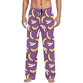 Meocouoe Men's Pajama Pants Soft Lightweight Lounge Sleep Pj Bottoms with Pockets Drawstring