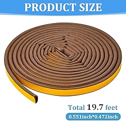 19.7Feet D-type Weather Stripping Door