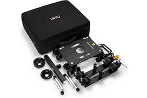 PROAIM Polaris Camera Dolly with Universal Track Ends & Center Support. Supports 200kg (440lb). Includes 75 & 100mm Bowl Adap