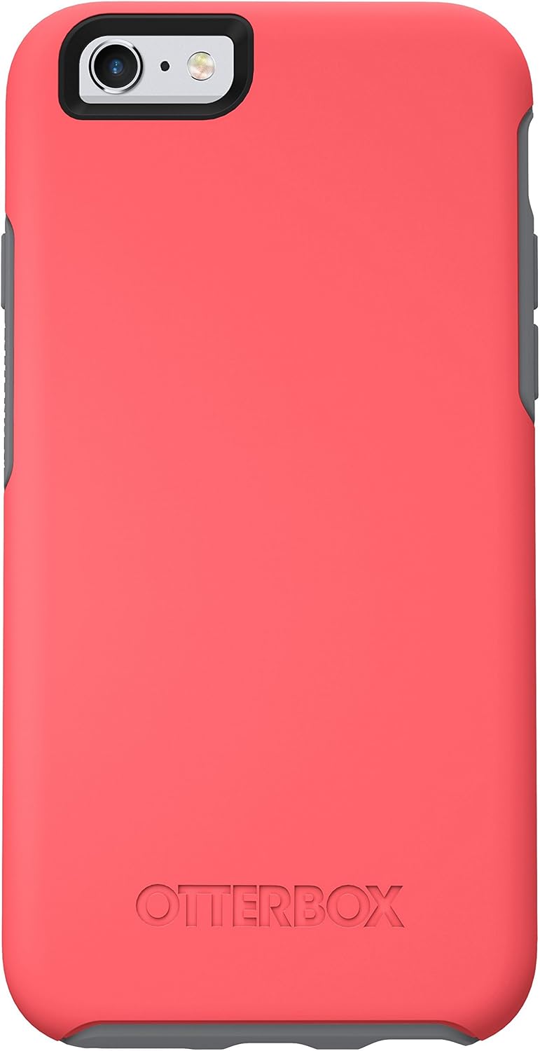Otterbox Symmetry Series Case for Iphone 6/6s (4.7" Version) - Retail Packaging - Prevail (Coral/Gunmetal Grey)