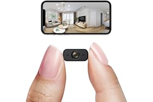 J-SINIGIDIN Spy Indoor Wireless Camera Mini Hidden WiFi Cameras Home Security Room Body Cam Nanny Smart Home Outdoor Cams Pet Dog Baby Camara 1080P House Portable Tiny Small Room Night Vision Door SpyCam