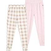 Eddie Bauer Pajama Pants Women - Ultra Soft, Sleep and Lounge PJ Bottoms for Women with Pockets, 2 Pack