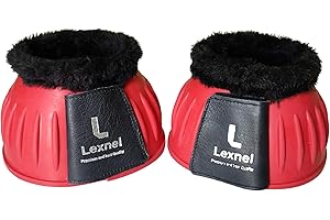 LEXNEL Rubber Bell Boots, Durable Bell Boots for Horse – Superior Hoof Protection and Comfort 1 Pair