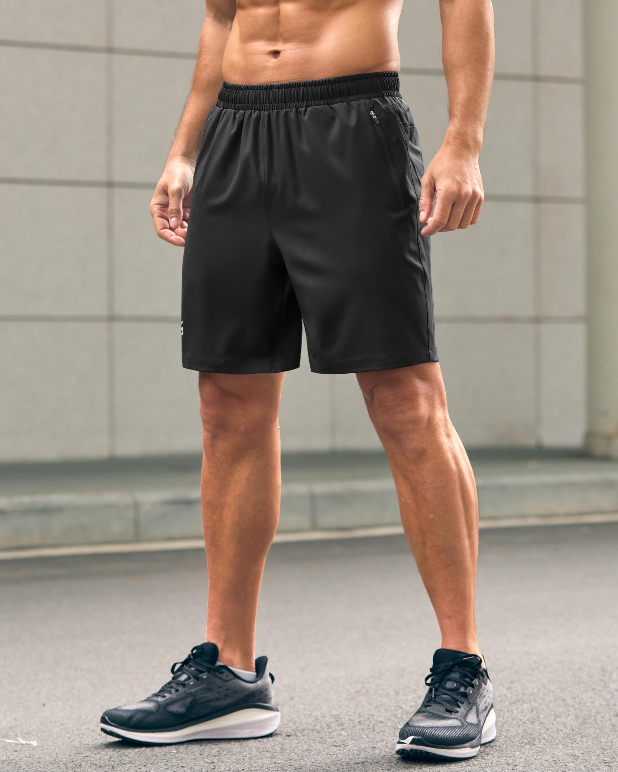 G Gradual Men's Athletic Running Shorts with Zipper Pockets Quick Dry 7