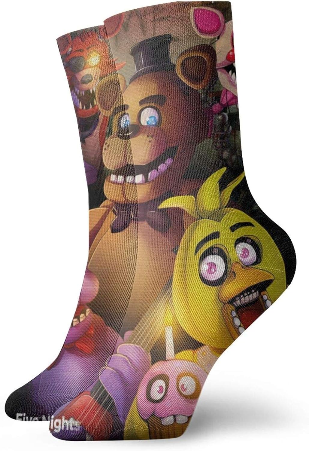 Five Nights at Freddy's Lightweight soft socks are non slip for men and