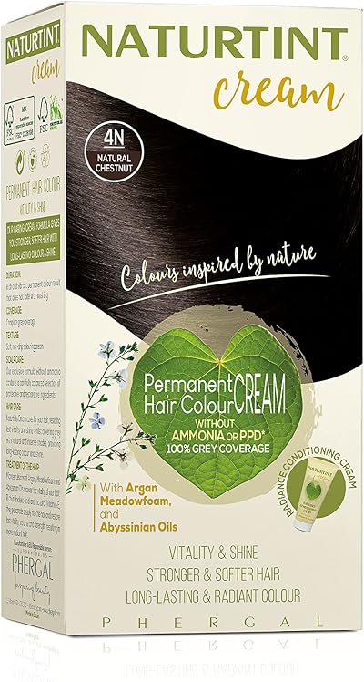Naturtint Permanent Colour Cream 4N Natural Chestnut - 4N
