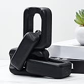 Bucherry 4 Link Wood Knot Decor - Modern Coffee Table Decoration Black Chain Decor Rustic Objects for Bookshelf Home Living Room Bedroom