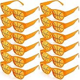 Saysurey 12 Pcs Football Basketball Soccer Softball Sunglasses Sport Team Gifts for Party Team Player Bags Stuffers Adult