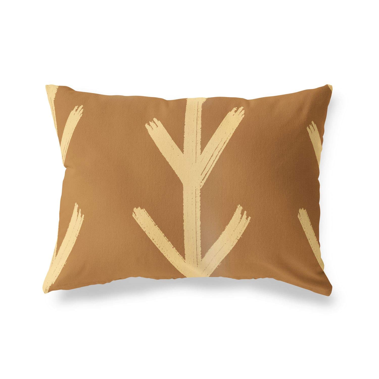 BonaMaison Decorative Cushion Cover, Brown Tones Throw Pillow Covers, Home Decorative Pillowcases for Livingroom, Sofa, Bedroom, Size: 45X60 Cm - Designed and Manufactured in Turkey