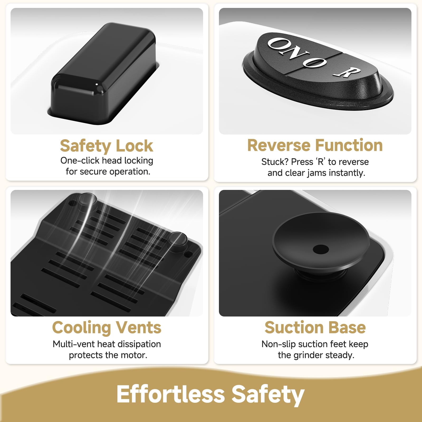 AMZCHEF Electric Meat Grinder,Sausage Stuffer Maker With Blades,3 Plates, Sausage Tube & Kubbe Kit for Home & Kitchen Using