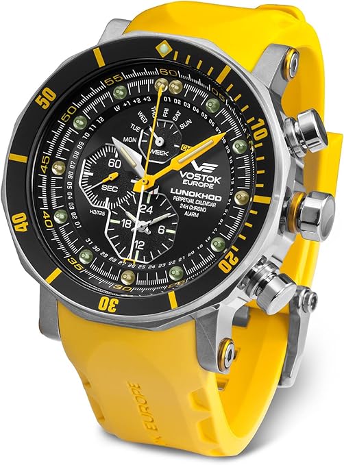 Vostok Europe Mens Alarm Chronograph Lunokhod 2 YM86620A505 Amazon.co