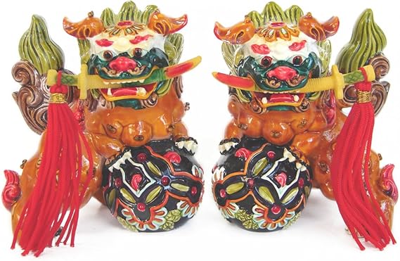 Feng Shui importación Feng Shui Fu perro perros Foo Fighters: Amazon.es