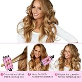 LAYADO 3 Barrel Hair Curler 25mm Waver Mermaid Waves With 210/180C Heat view 5