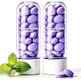 Purple Teeth Whitening Tablets, 2026 New Professional Teeth Restoration Tablets, Alcohol &amp; Peroxide Free, Fresh Mint Flavor, Color Correcting, Alcohol Free Gentle Oral Care (2 Pack)