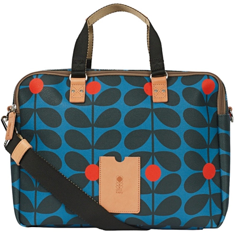 orla kiely wheeled luggage