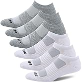 BERING Women's Athletic Low Ankle Cushion Socks (6 Pairs)
