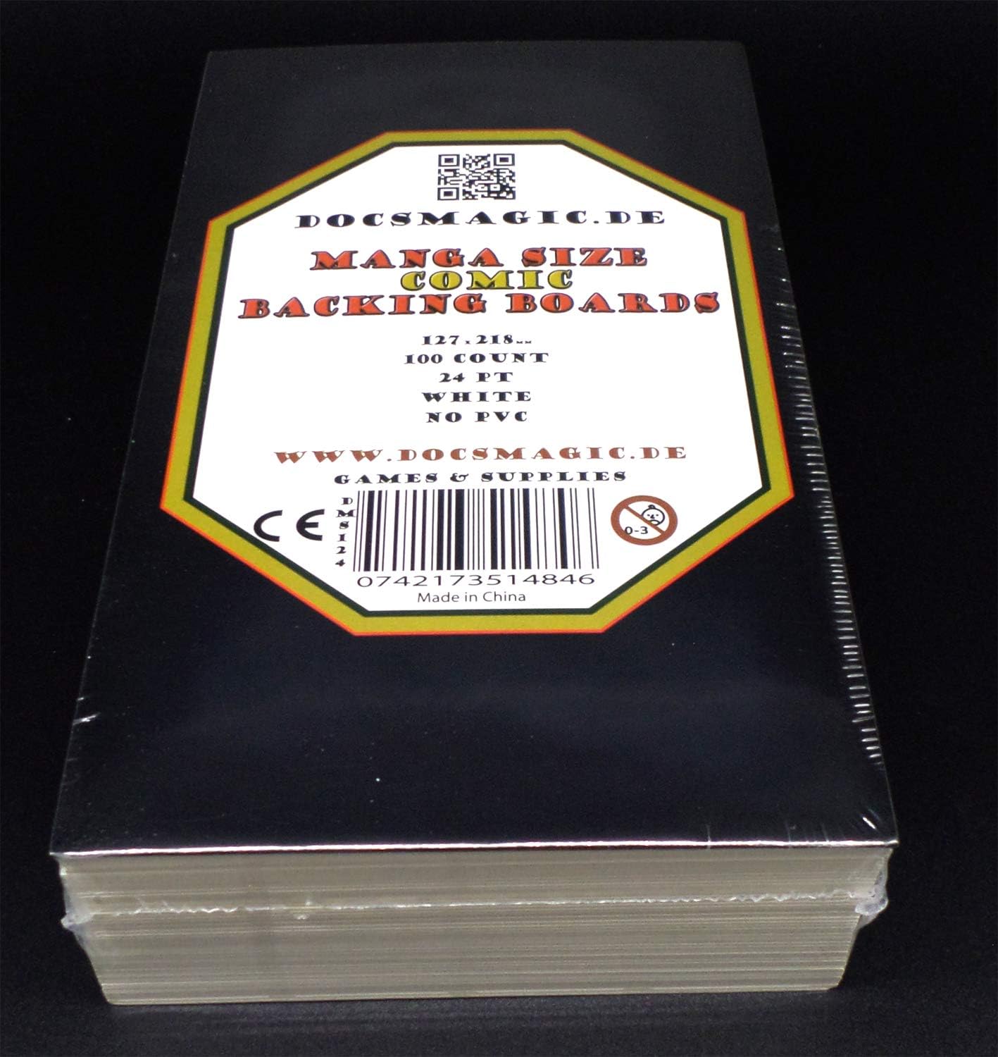 docsmagic.de 100 Manga Size Comic Backing Boards - 127 x 218 mm - 24pt White, 100 Backing Boards - Image 3