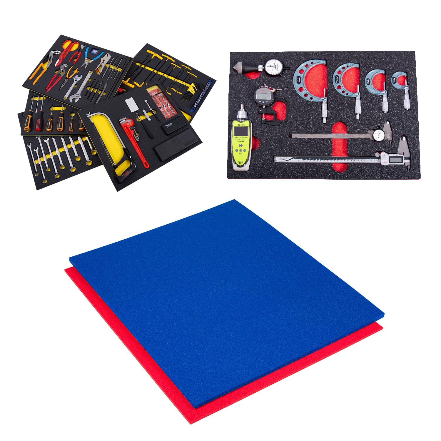 5S Tool Box Shadow Foam Organizers (2 Color) Custom