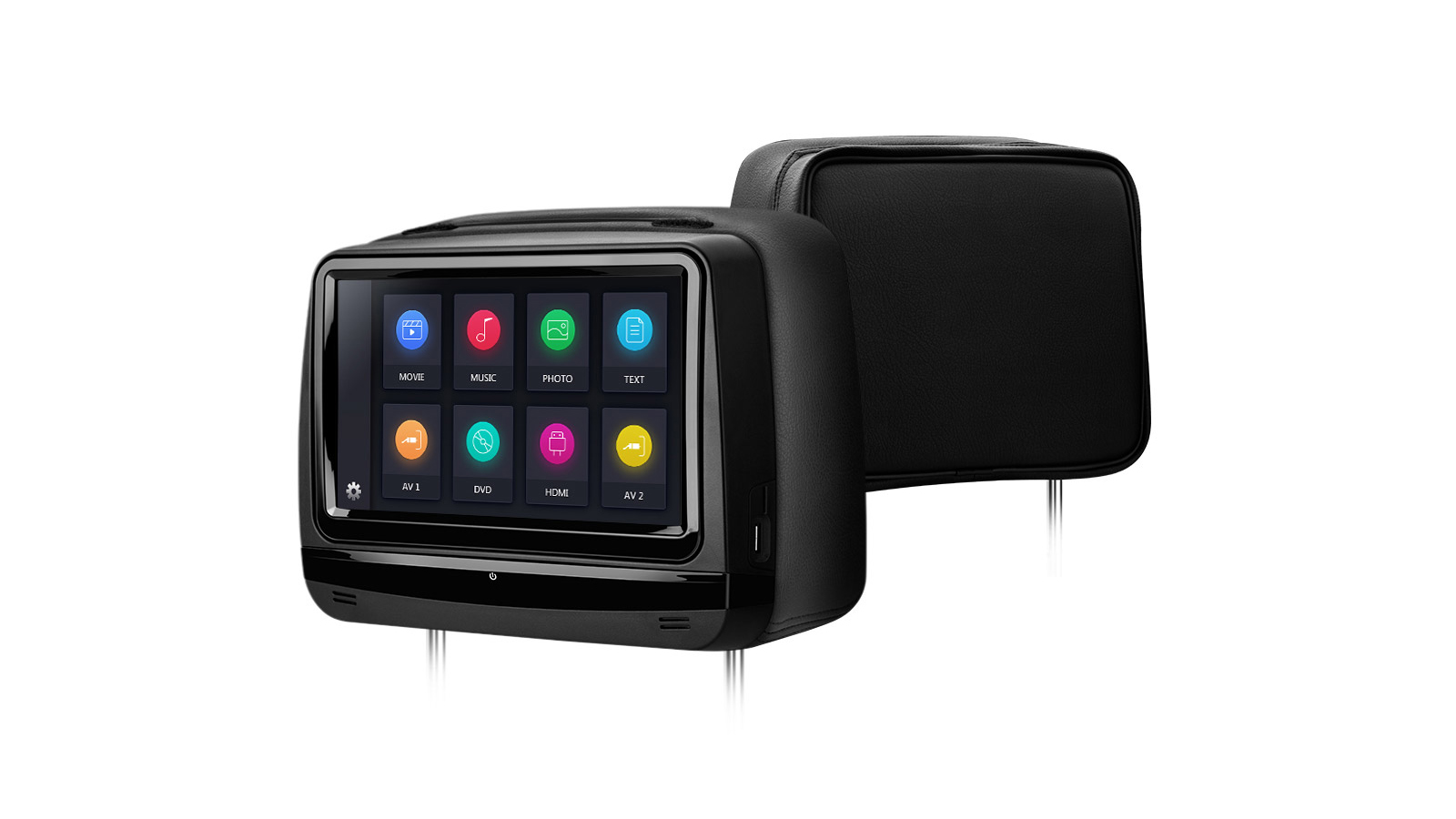 カーオーディオ HEADREST DVD TWIN MONITOR Amazon.com: XTRONS Pair Car Headrest DVD Player, 9 Inch
