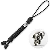 M-Tac Skull Knife Lanyard with Bead &ndash; Paracord Lanyard for Knives &amp; EDC &ndash; Tactical Knife Fob Pull Cord &ndash; Durable Paracord