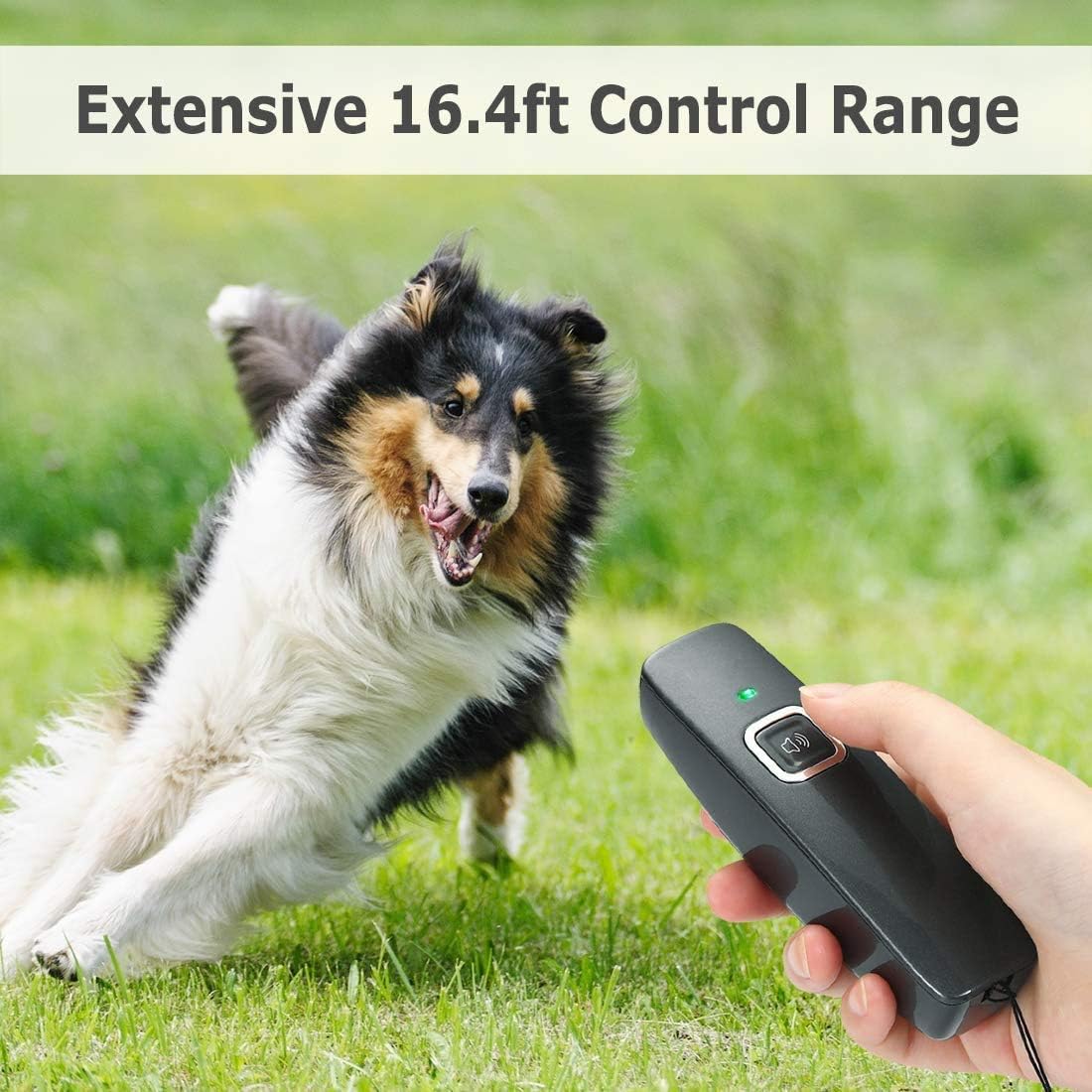 KuoYi Bark Control Device, 2 in 1 Ultrasonic Stop Dog Bark Deterrents