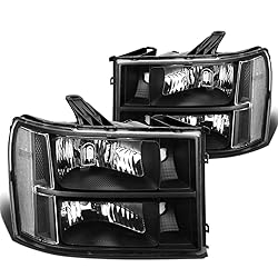 DNA MOTORING Pair Headlight Assembly Compatible